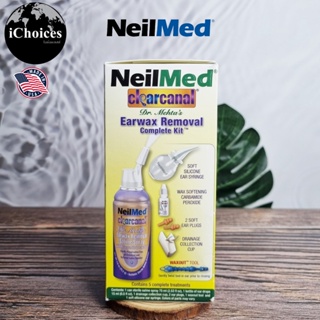 [NeilMed] Clearcanal Earwax Removal Complete Kit ชุดอุปกรณ์ทำความสะอาดหู ละลายขี้หู ล้างหู กำจัดขี้หู ชุด 7 ชิ้น