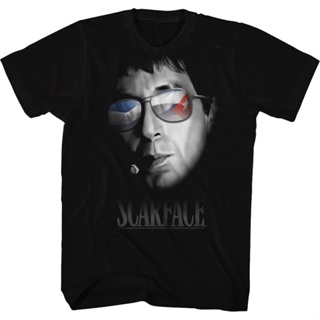 Cuban Flag Scarface T-Shirt เสื้อคนอ้วนผญ เสื้อแฟชั่นผญ2022 อื่นๆ