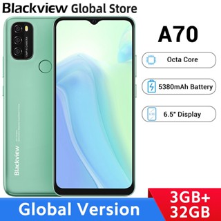 Global Version Blackview A70 3GB RAM 32GB ROM 5380mAh Battery Octa Core Smartphone 6.5&amp;quot; HD Display Mobile Phone