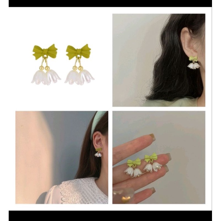 ต่างหูลิลลี่ D01****