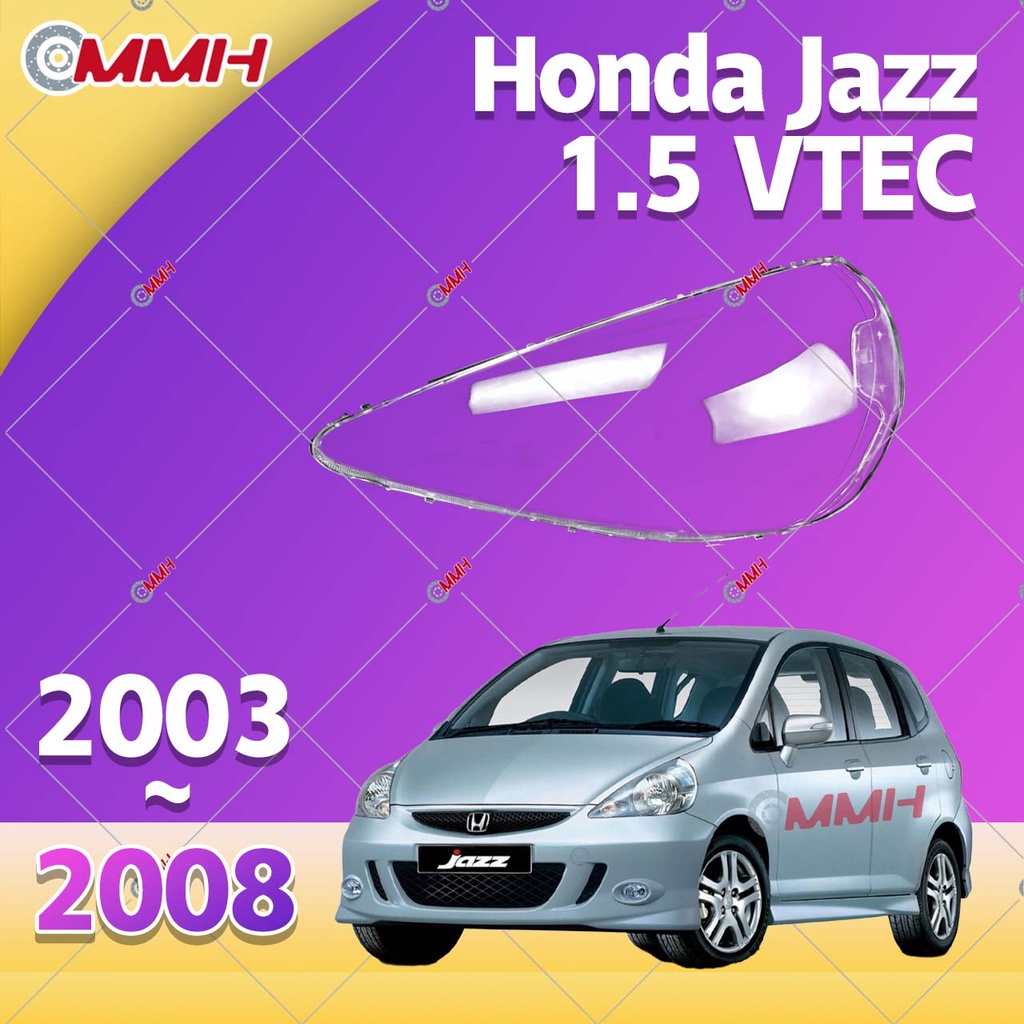 ฝาครอบเลนส์ไฟหน้า แบบแก้ว สําหรับ Honda Jazz 03 04 05 06 07 SAA GD1 GD3 เลนส์ไฟหน้า ฝาครอบไฟหน้า ฝาครอบเลนส์ headlamp cover head lamp cover ไฟหน้า โคมไฟหน้า กรอบเลนส์ไฟหน้า ไฟหน้าสําหรับ ฝาครอบไฟหน้าตรงรุ่น