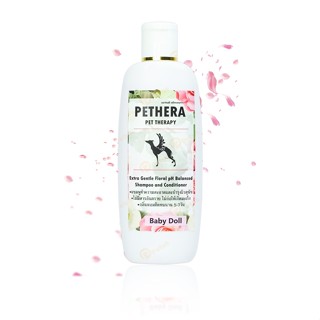 แชมพูโรคผิวหนัง สำหรับสัตว์เลี้ยง Pethera เพ็ทเทอร่า แชมพูสุนัข แชมพูแมว เชื้อราแมว เรื้อนแห้ง เรื้อนเปียก คัน ขนร่วง