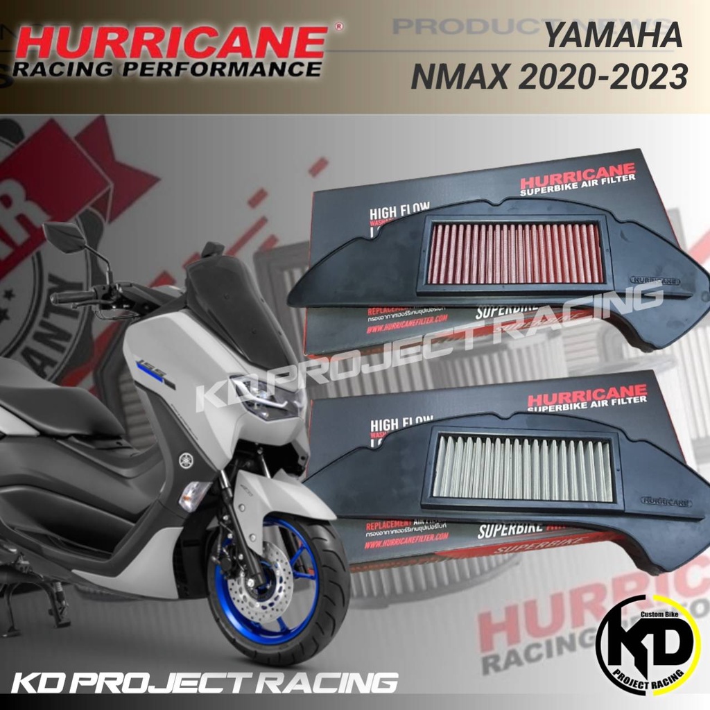 กรองอากาศ Hurricane Yamaha New Nmax155 2020-23