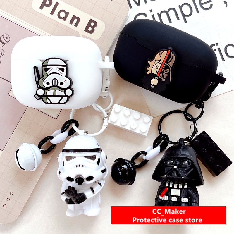 JBL Wave Beam Case Cartoon Keychain Pendant JBL T130NC/T230NC Silicone Soft Case Protective Cover Cu