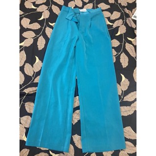 พร้อมส่ง ✨bestie pants สีTeal size M ร้านGeschwisters