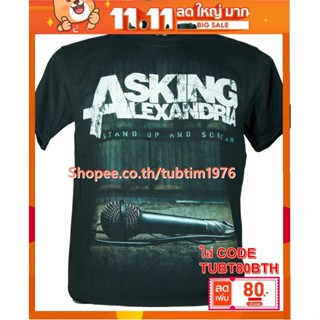 เสื้อวง Asking Alexandria เสื้อยืดแฟชั่นวงดนตรี เสื้อวินเทจ แอสกิงอะเล็กซานเดรีย AA1111