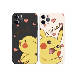 Pikachu เคสไอโฟน iPhone 8 Plus case X Xr Xs Max Se 2020 cover เคส iPhone 13 12 pro max 7 Plus 11 14 pro max