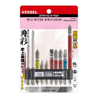 Vessel ชุดดอกไขควงสี GS10P-01