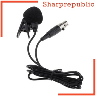 [Sharprepublic] คลิปไมโครโฟน XLR 3 Pin ขนาดเล็ก สําหรับ PC