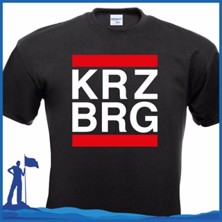 เสื้อยืดคอกลม พิมพ์ลาย Kreuzberg Berlin สไตล์ฮิปฮอป แนวสตรีท พลัสไซซ์ สําหรับผู้ชาย