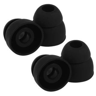 Stedy Replacement Double Flange Ear Tips Earbuds แผ่นซิลิโคนสําหรับหูฟัง In-Ear Hole 4 5 มม.