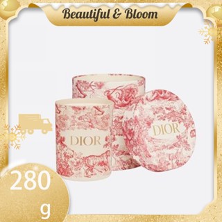 【ของแท้】Dior Gray / Raspberry Hydrangea Aromatherapy Candle 280g