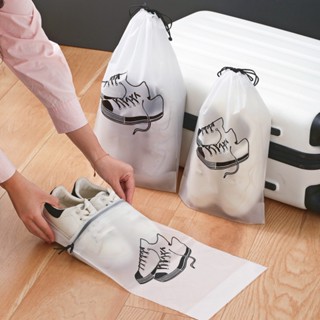 กระเป๋าเก็บรองเท้า PE กันน้ํา กันฝุ่น แบบพกพา ของใช้ในครัวเร…