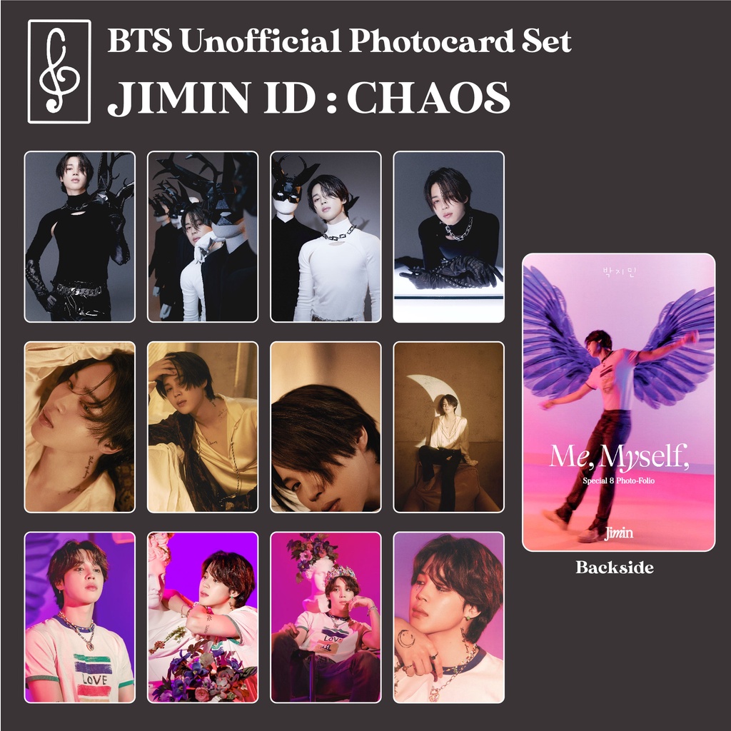 [BTS SET] JIMIN ID PHOTOCARD: CHAOS