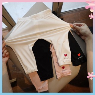 Modal girls leggings summer thin anti-mosquito pants for children one-year-old baby girl Summer short pants for little girls