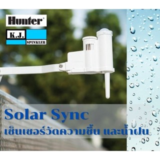 ตัวตรวจจับน้ำฝน วัดความชื้น Hunter รุ่น Solar Sync