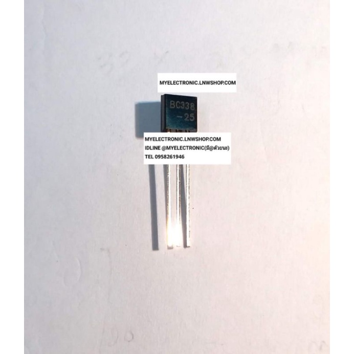 BC338-25 ทรานซิสเตอร์ BC338 - 25 จำนวน 1pcs ตัวถัง TO-92 TRANSISTOR อุปกรณ์ อะไหล่ อิเล็กทรอนิกส์ EL