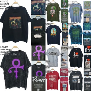 เสื้อยืดมือสอง วง งานหัว การ์ตูน ลายมันส์ แบรนด์ งานเก่า 90s แขนสั้น ( Size S - M - L - XL - Oversize ) 🔥 #H13