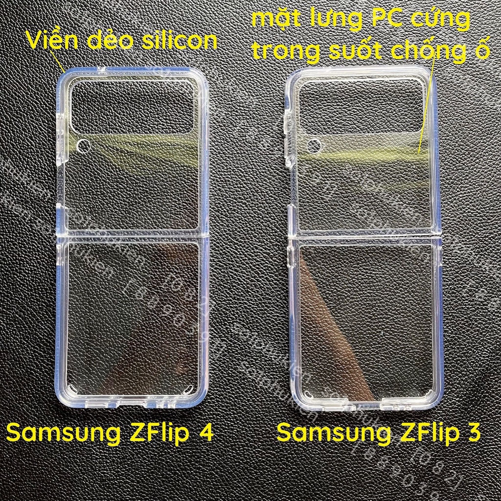 Samsung Galaxy Z Flip 3 (Z Flip3)/ Z Flip 4 (ZFlip4) เคสยืดหยุ่นใส