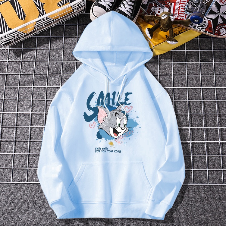 L183 เสื้อฮู้ดลายแฟชั่นสวยน่ารัก.เสื้อแขนยาว.มี7สีหลายไซส์(S-3XL)