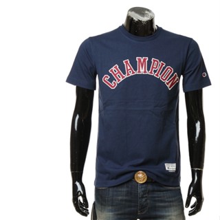 เสื้อยืดแขนสั้นลําลอง พิมพ์ลายโลโก้ Champion Tide สําหรับผู้ชาย 216575