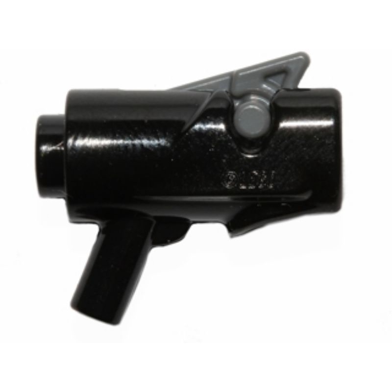 Part Lego 15391c01 Minifigure, Weapon Gun, Mini Blaster / Shooter with Dark Bluish Gray Trigger (153