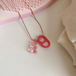 Hadesories Jelly Bear Pendant จี้รูปเจลลี่หมีเซทคละสี 6ชิ้น