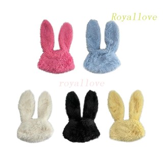 Royal หมวกบีนนี่ หูกระต่าย ขนเฟอร์เทียม ทรงยาว