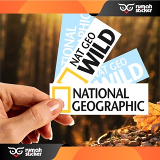 สติกเกอร์ ลายกราฟิก National GEO สําหรับติดตกแต่ง