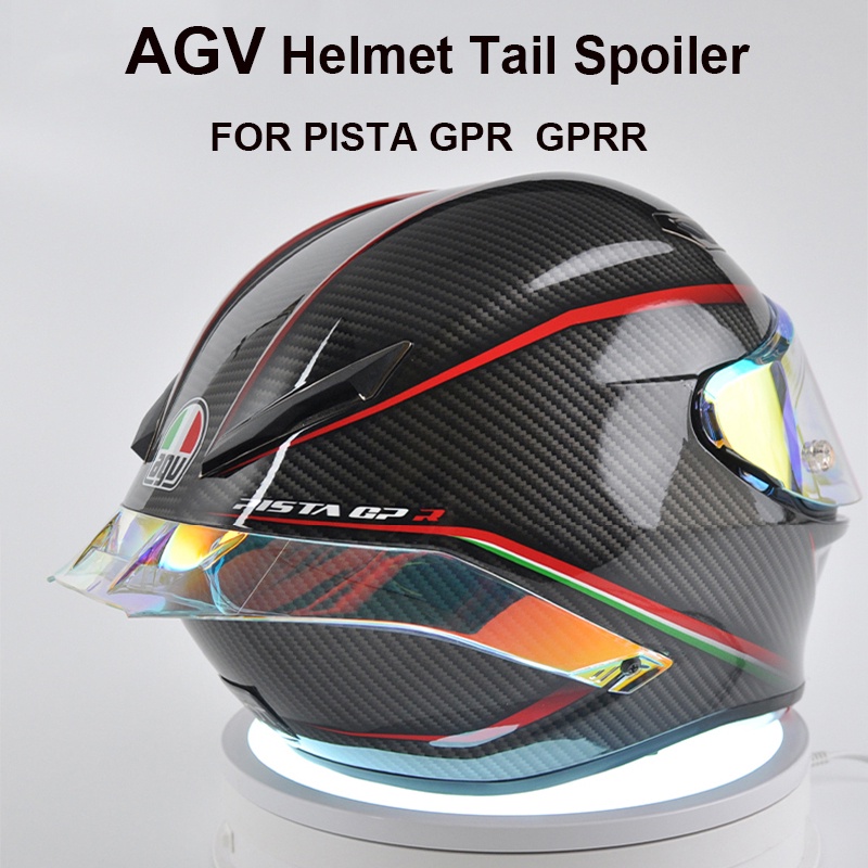 Motorcycle Helmet Big Tail Spoiler Moto Casco AGV Helmet AdornmentAGV