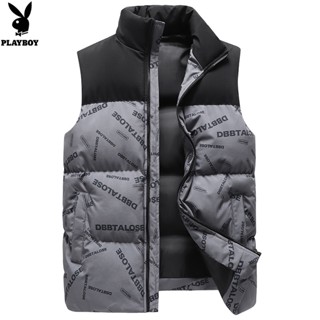 PLAYBOY Vest Mens New Down Cotton Casual Trend Coat