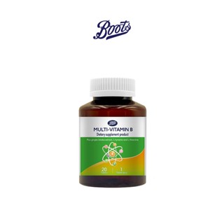 BOOTS VITAMINS บู๊ทส์ มัลติ-วิตามินบี (ผลิตภัณฑ์เสริมอาหาร) 25 กรัม 20 เม็ด