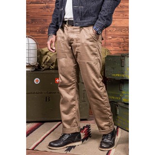 Simple&amp;Raw - SK843 Unity Baker Pants Harringbone (Brown)