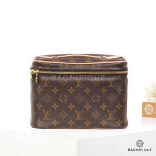 LOIUS VUITTON NICE BB EBENE MONOGRAM CANCAS GHW