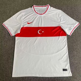 เสื้อกีฬาแขนสั้น ลายทีมชาติฟุตบอล Turkey away jersey 22-23 ไซซ์ S-XXL AAA