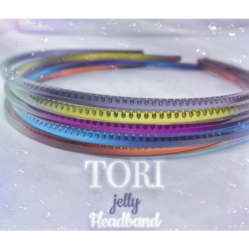 พร้อมส่งHO'OLOLI HEADBAND : TORI JELLY HEADBAND