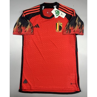 เสื้อบอล เพลเย่อ ทีมชาติ เบลเยี่ยม เหย้า 2022 Player Belgium Home World Cup บอลโลก 2022 ผ้าทอเกรดดีที่สุด