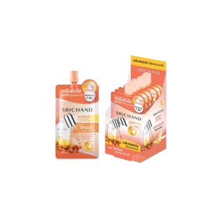 1กล่อง/6ซอง เซรั่ม Srichand Super C Brightening Intense Serum เซรั่มศรีจันทร์ เซรั่มวิตามินซี วิตซี Vitamin C ฝ้า กระ