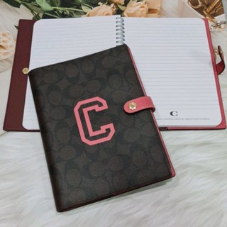 ★ New สมุด Coach notebook พร้อมส่ง ของแท้ 100%