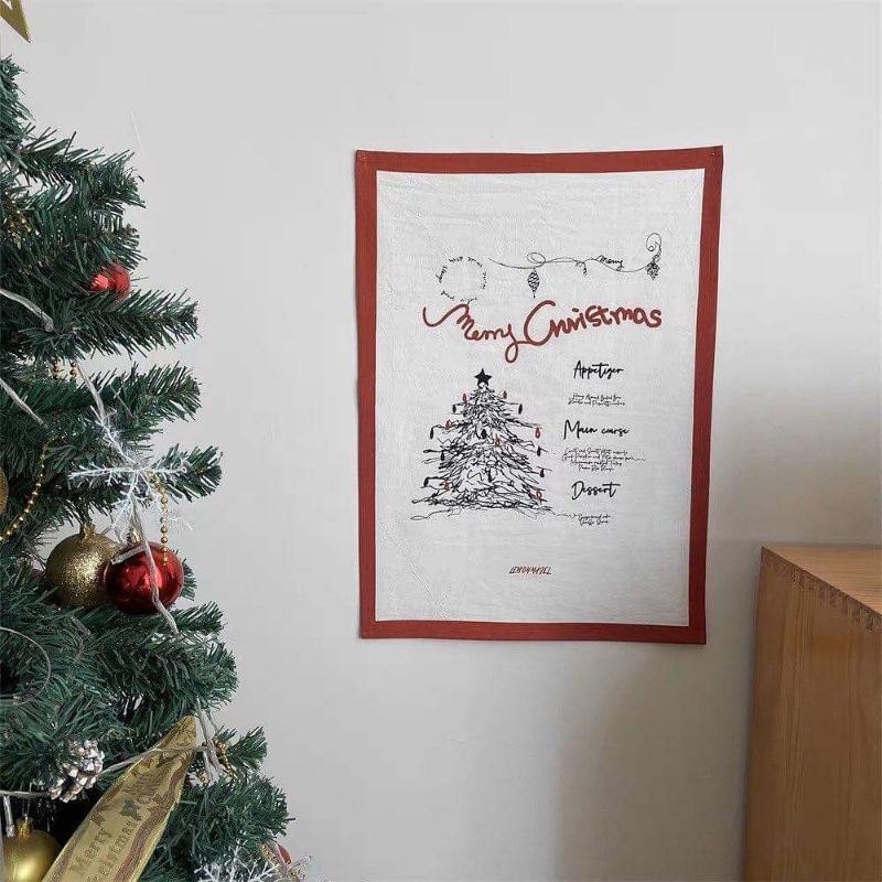 พร้อ​มส่ง​ ผ้าติดผนัง  𝑴𝒆𝒓𝒓𝒚 𝑪𝒉𝒓𝒊𝒔𝒕𝒎𝒂𝒔 🎄🎅🏻 บอกเลยว่าน่ารักมากกก