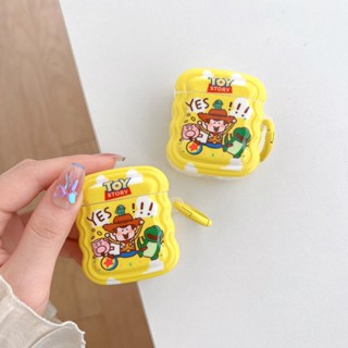 เคสหูฟังบลูทูธไร้สาย ซิลิโคน Tpu นิ่ม กันหล่น ลายการ์ตูน Toy Story สําหรับ Airpods 1 2 Pro 2 2022 Gen3