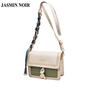 Jasmin NOIR กระเป๋าสะพายไหล่ กระเป๋าถือ หนัง PU สําหรับสตรี