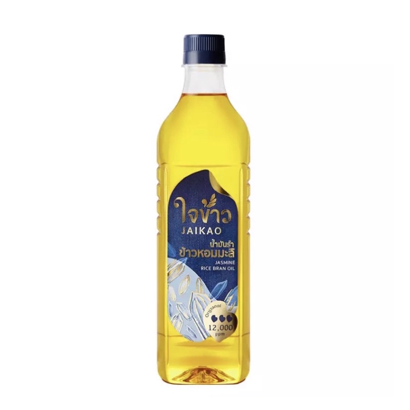 Jaikhao jasmine rice bran oil 1L ใจข้าวfl น้ำมันรำข้าวหอมมะลิ