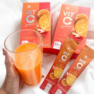 ราคาต่อกล่อง ดับเบิ้ลยู วิตซีไลโคปิน W VIT C LYCOPENE BY WINK WHITE วิตซีชาล็อต 1 กล่อง 7 ซอง