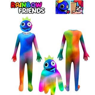 Kids Roblox Rainbow Friends Cosplay Costume Jumpsuit Halloween Fancy Dress Party