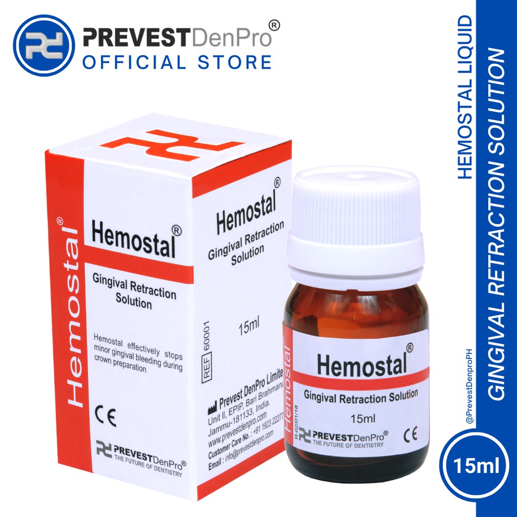 Hemostal (25 Aluminium Chloride Hemostatic Liquid) PREVEST DENPRO