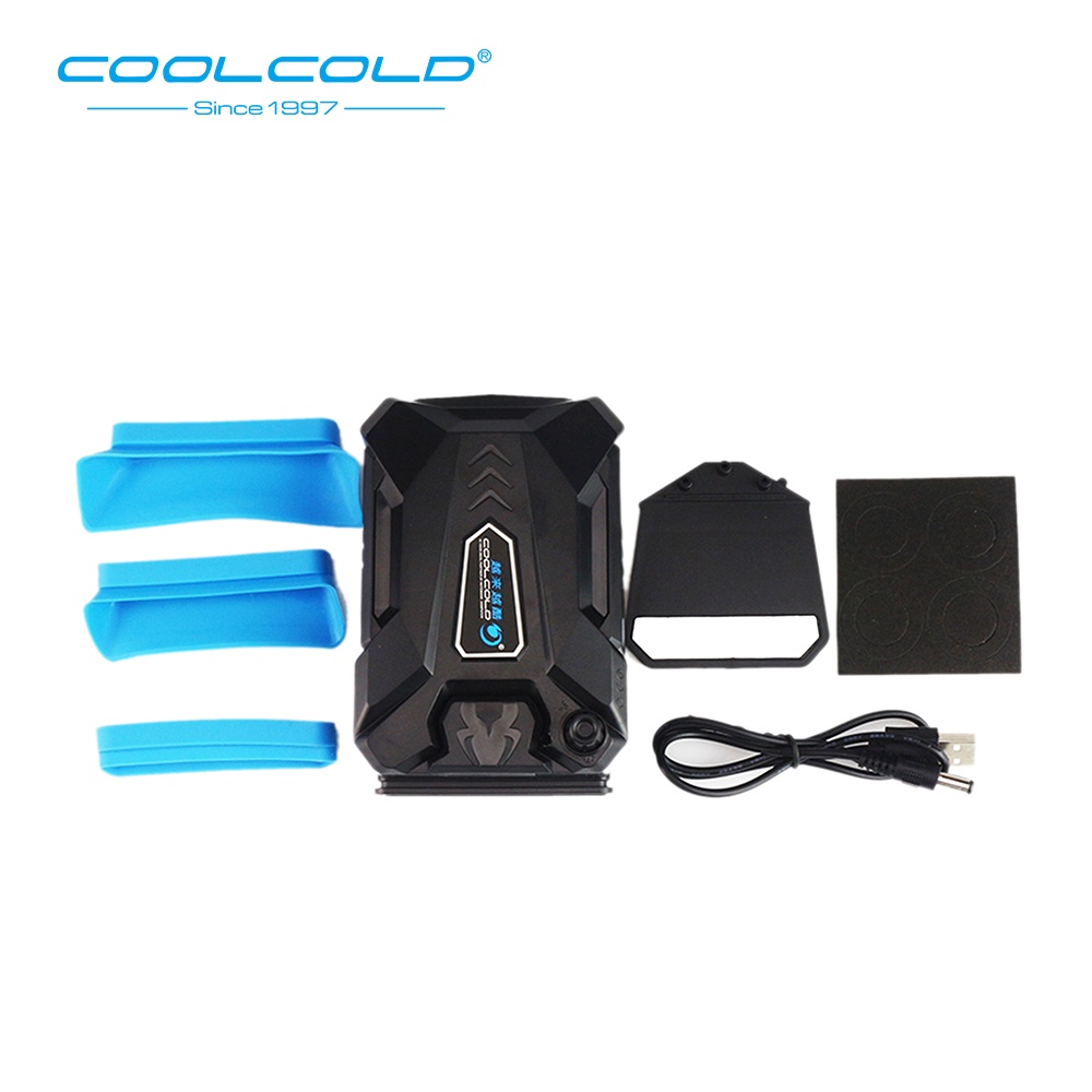COOLCOLD Portable Laptop Cooler USB Air Cooler External Extracting Cooling Fan Speed Adjustable for 15 15.6 17 Inch Lapt #8