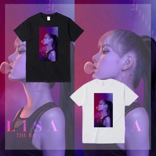 เสื้อยืดแฟชั่น Born Pink Blink TShirt LALisa &amp; Rose Graphic Tee/T-shirt 4Types