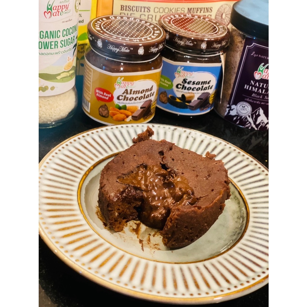 แฮปปี้เมท ครีมอัลมอนด์ช็อกโกแลต มี 2 ขนาด ให้เลือก (Vegan Almond Chocolate ช็อกโกแลตแท้จากเบลเยี่ยม)