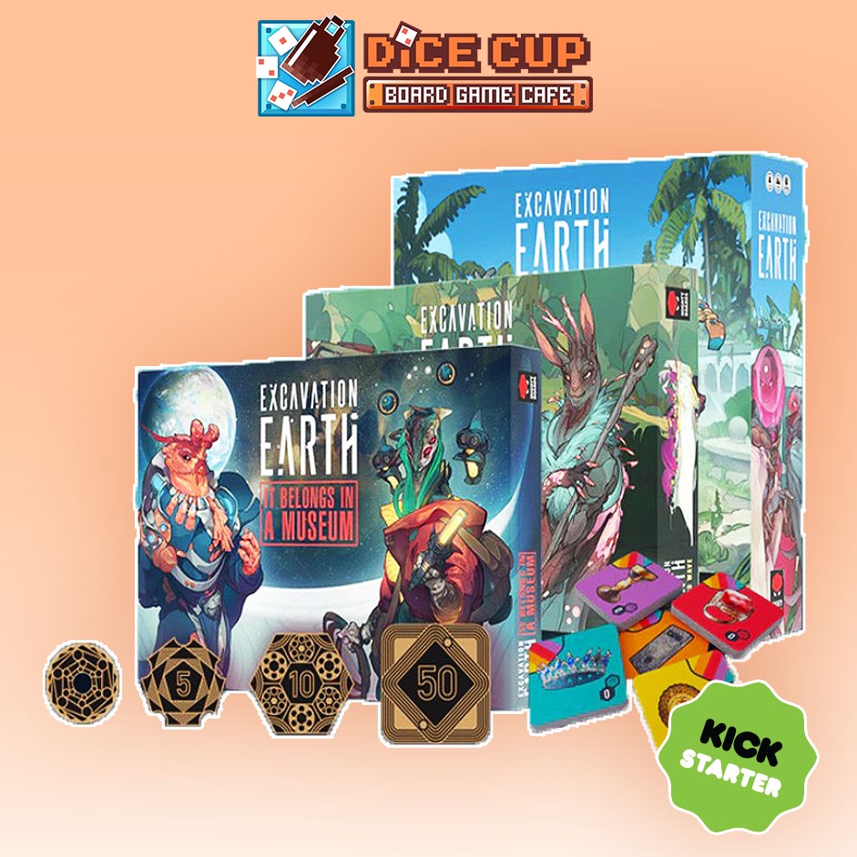 [ของแท้] Excavation Earth Kickstarter Board Game Shopee Thailand